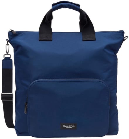 Marc O'Polo Handtas Schoudertas Gunis Shopper Iris Ink Donkerblauw