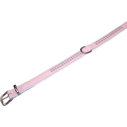 2-rijige hondenhalsband Nobby Pet Crystal