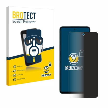 BROTECT - privacy screenprotector voor Oppo A5 - Folie Beschermfolie Blauwlichtfilter