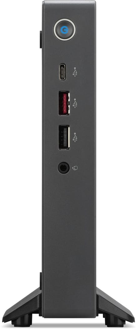 Acer Veriton 2000 Mini N2595GT Intel Core 3 100U 8 GB DDR5-SDRAM 256 GB SSD Gratis DOS Mini PC Zwart