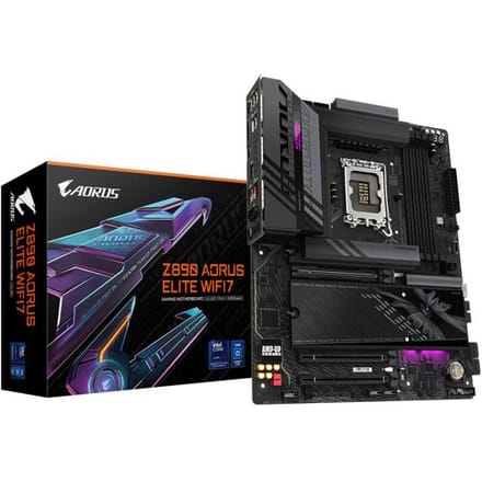 Gigabyte Z890 AORUS ELITE WIFI7 - Moederbord ATX - Socket 1851 - Intel Z890 - DDR5 - Realtek ALC1220 - Ethernet 2.5Gbps - Wi-Fi 7