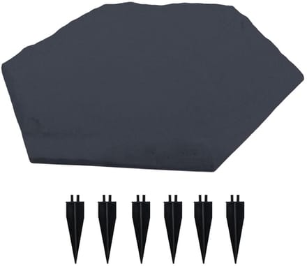 Decoratieve Stenen - Tuinpad Elementen - Buitenruimte Verfraaien - Antislip Bodemhouder - Ca. 39 cm - Natuurlijk