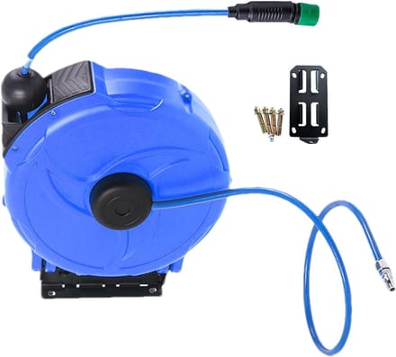 Slanghaspel - Wandmodel - Tuinonderhoud - Automatisch oprollen - 12 meter - Uniek