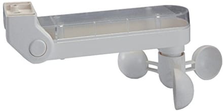 Windmeter met zonnesensor – Anemometer voor windsnelheid en helderheid