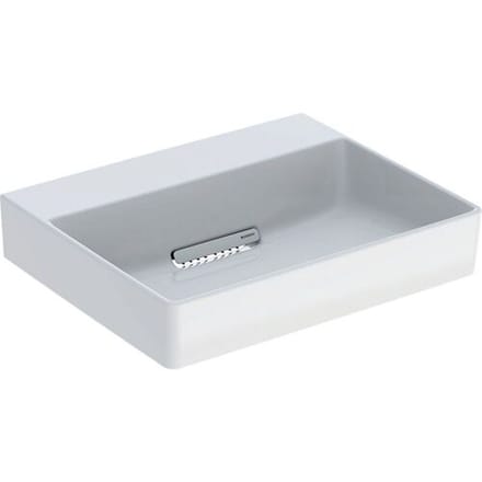 Geberit ONE Countertop washbasin, without tap hole, without overflow, horizontal outlet 505.023.00.1