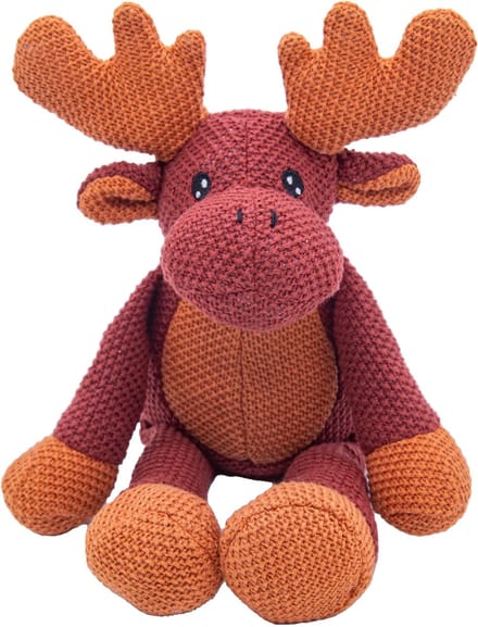 Cute since 1999 - Katoenen knuffel - Rode rendier - Baby knuffel - 17cm