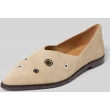 Ballerina van suède model 'CAMILLA 5B'