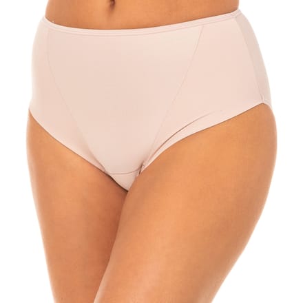 Pack-2 Hoge taille en elastische slip ademende stof 1031893 vrouw