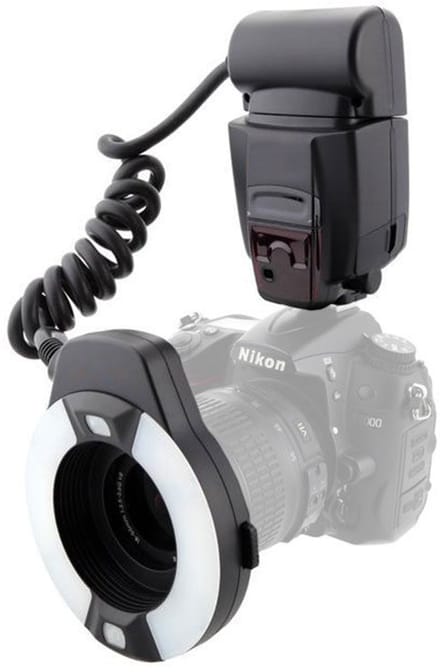 Meike MK-14EXT Macro Ringflitser Nikon