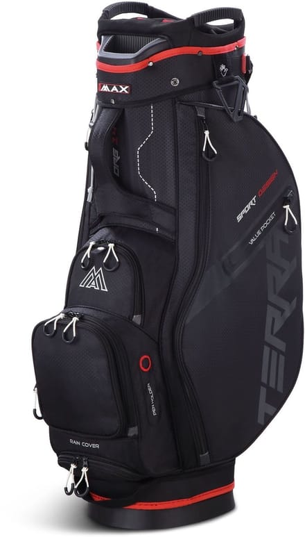 Big Max Terra Sport Golftas - Cartbag - Zwart Rood
