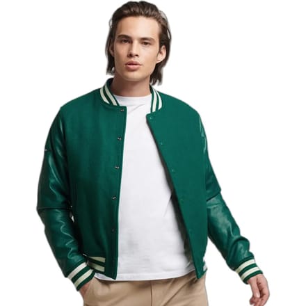 Superdry Vintage Varsity Bomber Jas Grijs 2XL Man