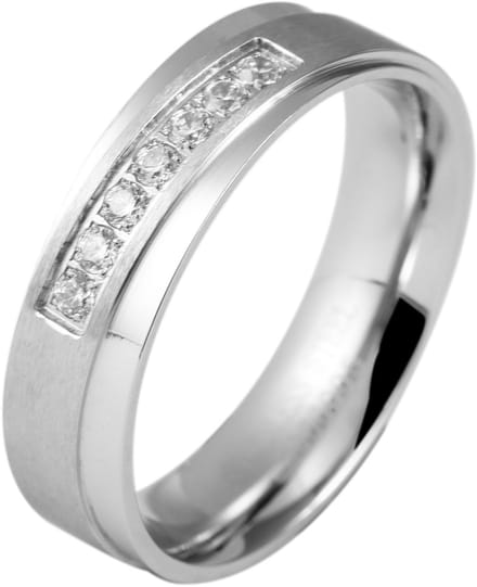 AKZENT Akzent damesring Romantic Gift, zilverkleurig, duurzaam