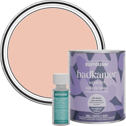 Rust-Oleum Roze Badkamer Tegelverf Hoogglans - Koraal 750ml