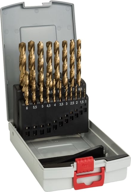 19ST METAALB.SET PRO BOX HSS-Tin 135�