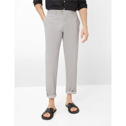 Brax Heren Chino  Style EVEREST PLATIN, lichtgrijs, maat 29