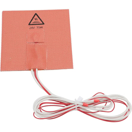 3D Printer Verwarmingskussens voor Verwarmd Bed 100x100mm 24V 75W Hittebestendig met Zelfklevende Achterzijde brown