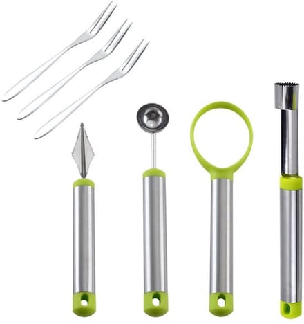 Allecto - Fruitgereedschap - Multifunctioneel - Keukenhulp - 7 stuks
