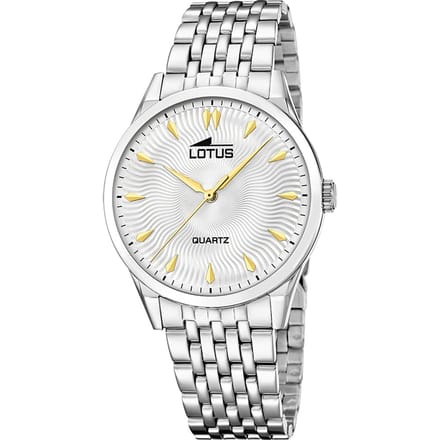 Lotus Casual 19056/2 Acero Clasico Horloge