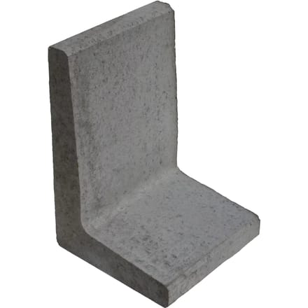 (H) L-element 60x40x40x8 grijs