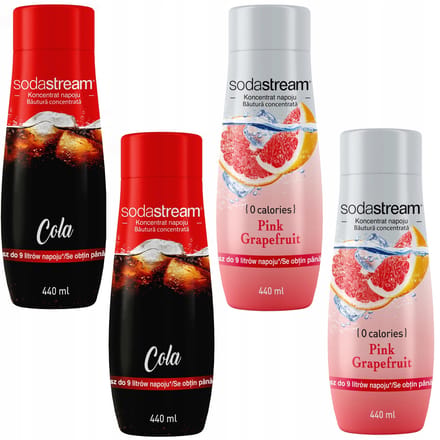 SodaStream Zestaw - Cola + Grapefruit Concentraten