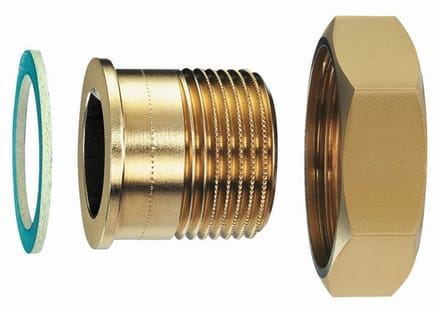 IMI Hydronic Engineering HEIMEIER Koppeling met schroefnippel R 1/2, voor DN 15, vlakdichtend, 0601-02.350