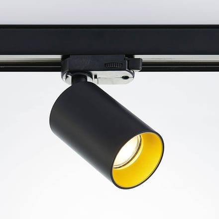 Arcchio - railverlichting - 1licht - aluminium - H: 17 cm - GU10 - zwart