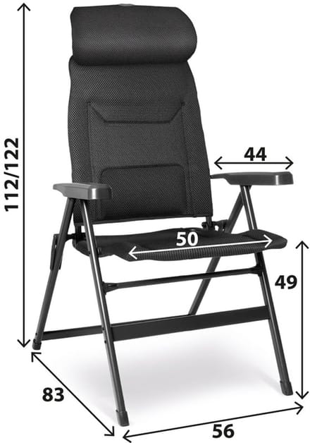 Brunner Aravel Vitachic H2L - stoel medium donkergrijs