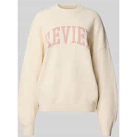 Oversized gebreide pullover met ronde hals