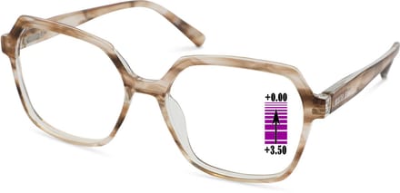 Leesbril Vista Bonita Mira Progressief-Maple-+3.50
