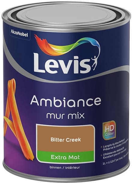Levis - Ambiance Mur Extra Mat Mix - Bitter Creek - Mengverf - 1 L