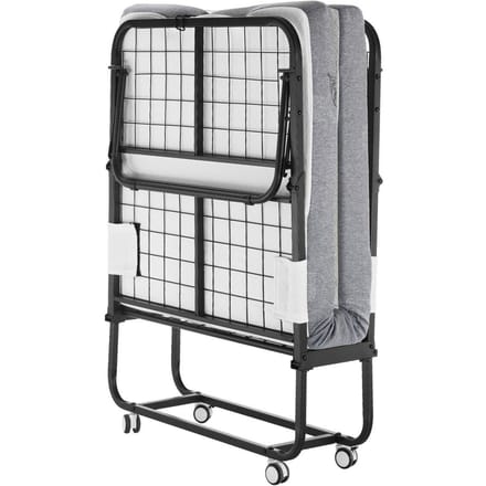 Lit pliant avec matelas en mousse de 10 cm pour adultes et invités