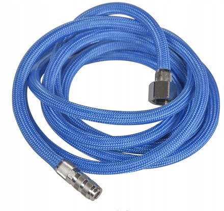 Gevlochten Slang 2m met Snelkoppeling 2.7mm en 1/4" Binnendraad