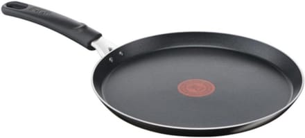 Pannenkoekenpan - Crêpe pan - Lekker koken - Titanium coating - 25 cm - Zwart