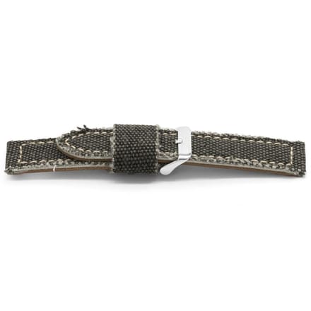 Horlogeband G880 Spyker Katoen Grijs 20x20 mm