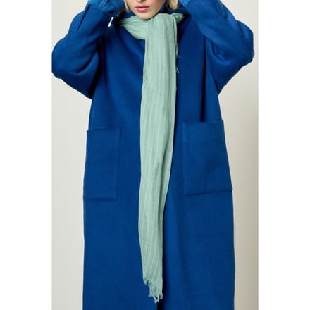 American Vintage Monyday Scarf Rayures Vert D Eau Taglia: OS | Sciarpe Outlet | Donna