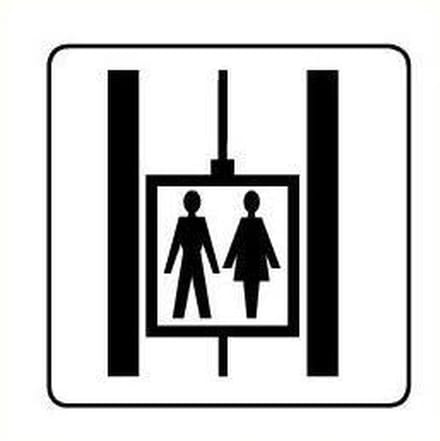 Lift bord, geborsteld aluminium 100 x 100 mm
