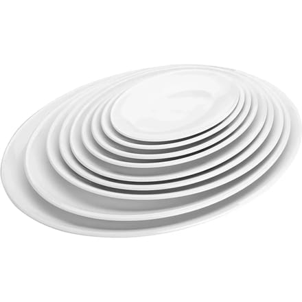 Ovaal melamine dienblad Lacor 207x144x18 mm
