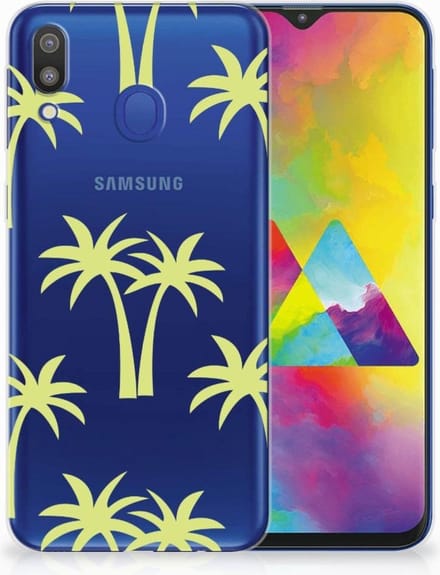 Back Cover voor Samsung Galaxy M20 (Power) TPU Case Palmtrees