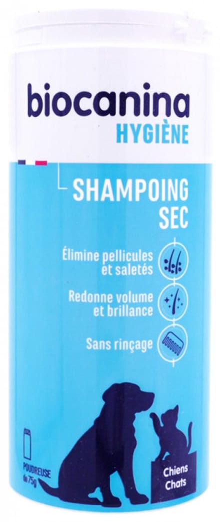 Biocanina Hygiëne Droogshampoo voor Hond en Kat 75 g