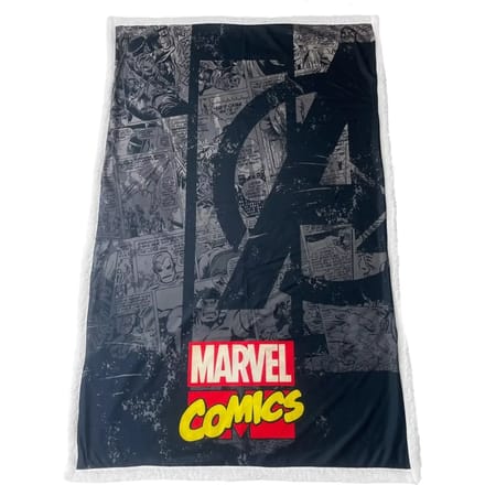Sherpa-deken voor kinderen Homadict Marvel Avenger Comics