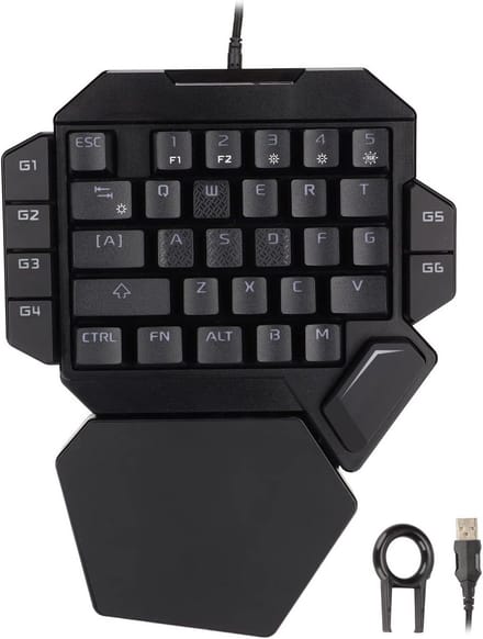 Half mechanisch gaming toetsenbord met RGB verlichting en programmeerbare toetsen