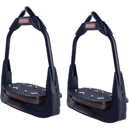 Paardenstijgbeugels Freejump Air’s Full Black (plancher 0° œil 30°)