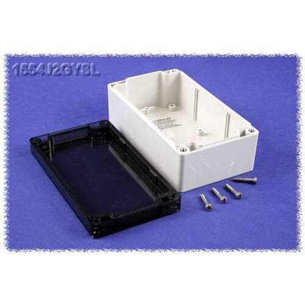 Hammond Electronics 1554J2GYSL Universele behuizing 160 x 90 x 60 Polycarbonaat Grijs 1 stuk(s)