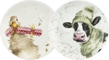 Wrendale - Set Borden - Cow & Duck
