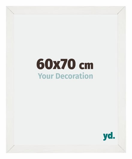 Your Decoration - Fotolijst 60x70 cm - MDF - Wit Geveegd - Mura