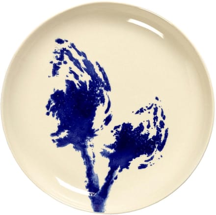 Serax - Ottolenghi Feast - Bord S - Wit/Artisjok Blauw - 19 Ø - 2 stuks