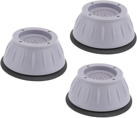 Wasmachine Demper - Apparaat Verhoger - Trillingen Reduceren - Antislip Ontwerp - 10.5 cm - Grijs