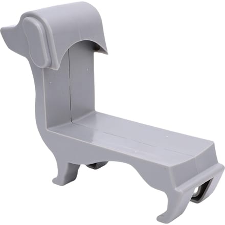 Décor Porte-Bouteille de Vin Teckel pour 375 ml 500 ml Plastique Support de Table Maman Chien Cadeau Gris gray