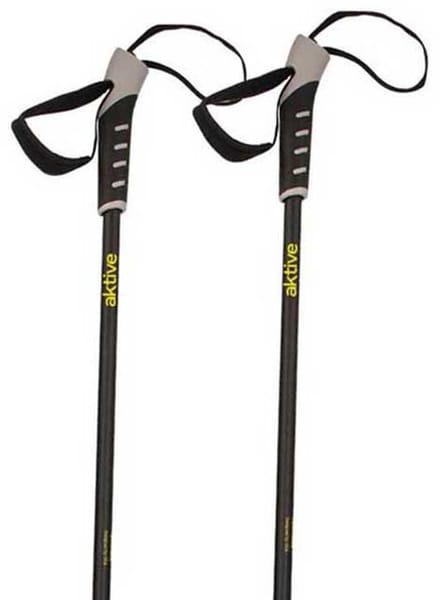 Aktive 54181 Stokken 2 Eenheden Zilver 85-135 cm