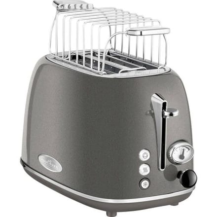 ProfiCook TA 1193 - Broodrooster  -2 snede(n)  -Antraciet, Roestvrijstaal